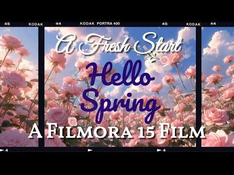 Create a Spring Aesthetic FilmA in Filmora 15 (Step-by-Step)