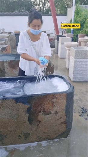 Essential yard fixtures laundry sink & stone wash basin#shortvideo