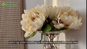 Crystal Clear Glass Vases for Decor, Set of 4 Glasseam Antique Small Vases for Flowers, Short Wedding Vases for Centerpieces, Compote Vase Trumpet Flower Vases Decorative for Living Room Decorations