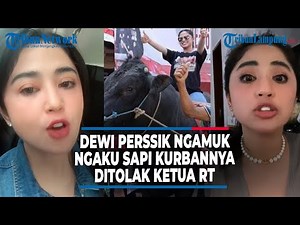 Dewi Perssik Goes Furious, Says Her Sacrificial Cow Was Rejected by RT Head #tribunlampung