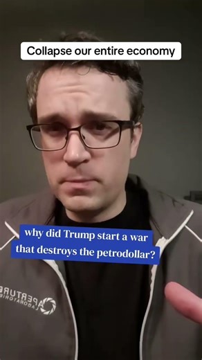 Collapse our entire economy #duet #trump #petrodollar #iran #israel #war #greatreset #crypto #maga