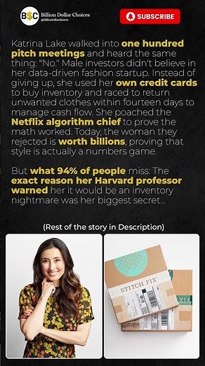 The Stitch Fix Founder Nobody Believed In #startup #founder