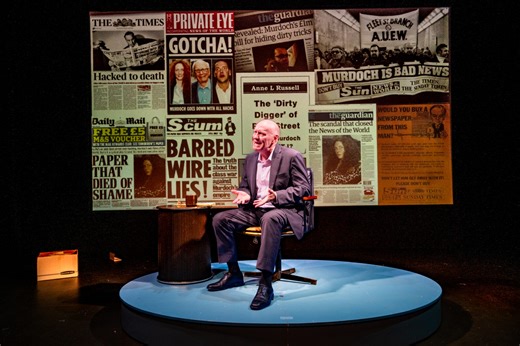Review: Jamie Jackson is Rupert Murdoch in 'Murdoch: The Final Interview' Off-Broadway show