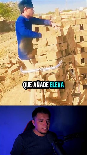 Were you able to count how many bricks he put up?