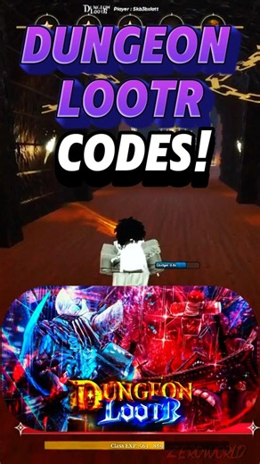 All Active Dungeon Lootr Codes!📸 |Zer0World