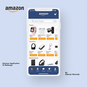 Amazon App Design - Adeniyi Olamide