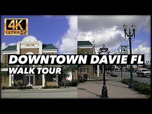 Downtown Davie [4K] Walk Tour | Downtown Davie, FL USA
