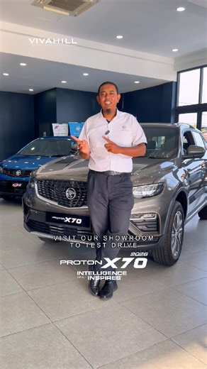 Proton Vivahill Motor on Instagram: "Looking for an SUV with complete features? Watch this! The 2026 Proton X70 has it all. 📞 wa.me/60104059098 | Visit our showroom! 𝐏𝐫𝐨𝐭𝐨𝐧 𝐕𝐢𝐯𝐚𝐡𝐢𝐥𝐥 𝐌𝐨𝐭𝐨𝐫 𝐒𝐞𝐫𝐯𝐢𝐜𝐞 𝐒𝐝𝐧. 𝐁𝐡𝐝. ☎: 04-642 9898 (Sales) / 04-643 9898 (Service) / 012-877 9098 (Insurance Renewal) 7, Jalan Sungai Tiram 4, Sungai Tiram, 11900 Bayan Lepas, Pulau Pinang 🌎Google Map : https://g.page/protonvivahill?share 🌏Waze : https://waze.com/ul/hw0zq1szus #proton #protonba