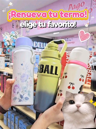 Termos con diseños y tamaños ideales para trabajo, universidad y gym