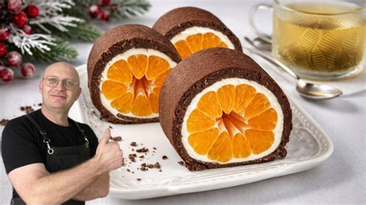 Десерт без сахара Самый полезный рулет, который вы пробовали