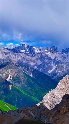 Breathtaking View of Jawala Mountain Range | Hidden Paradise at 5600m Altitude 🌍✨