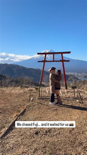 What began as an engagement session naturally became a pre-wedding story and Mount Fuji witnessed it all. Photographed by : @portraiturebysurabhi Lake Kawaguchiko Photographer Mount Fuji proposal Mount Fuji photographer Japan photographer #lakekawaguchiko #mountfuji #tenkunotorii #tokyoproposal tokyoengagementphotographer | Portraiture by Surabhi