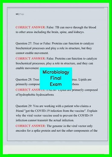 Microbiology Final Exam video