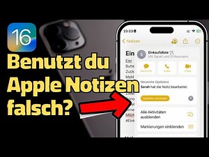 Apple Notizen für iPhone kann MEHR, als du denkst