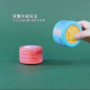 Rotating Magic Wheel Finger Gyro Cube – 2-in-1 Fidget Spinner & Puzzle Toy🪢🎲 🌀 Smooth Rotation & Sliding Action for endless fidgeting fun 😌 Stress & Anxiety Relief – Great for work, school, or travel 📏 Compact & Durable – Fits right in your pocket Fun for all ages – kids & adults alike! 👶👨‍💼 | BABU VALY