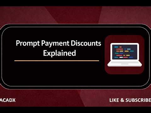 Prompt Payment Discounts Explained | Benefits, Examples & Accounting