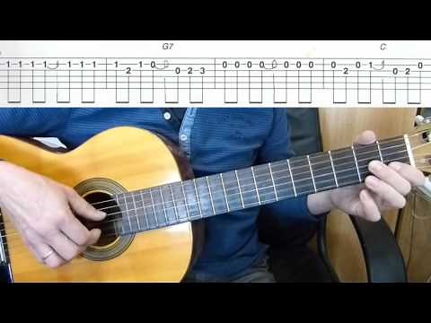 Agadoo - Easy Guitar melody tutorial + TAB Guitar lesson