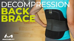 BraceAbility LSO Back Brace - Adjustable Lumbar Support Belt for Lower Back Pain, Disc Decompression and Posture Stabilization (M) - Walmart.com