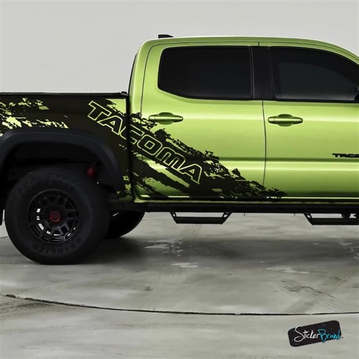Truck Mud Splash Vinyl Car Graphic Sticker. for Tacoma 2005-2024. Set of 2. Tacoma Truck Side Bed Graphic Decal. Tacoma Decal Sticker - Etsy