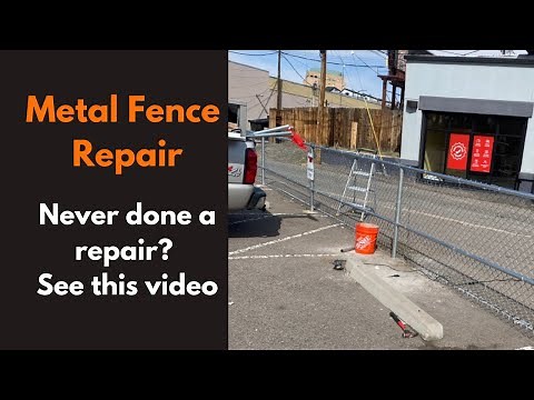 Metal Fence Repair|Chain Link Fence Repair|Post Replacement