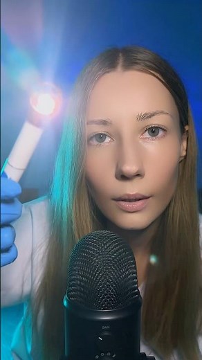 ASMR Eye Exam 👁 Eye Reflex & Nose Focus Test #asmr #eyedoctor #medicalasmr #sleepasmr