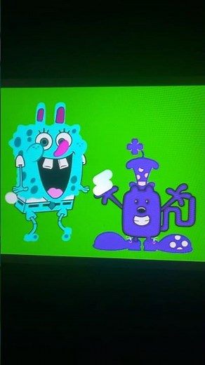 Blue Rabbit SpongeBob and Purple Wubbzy Turns Into a Candy! 🍬