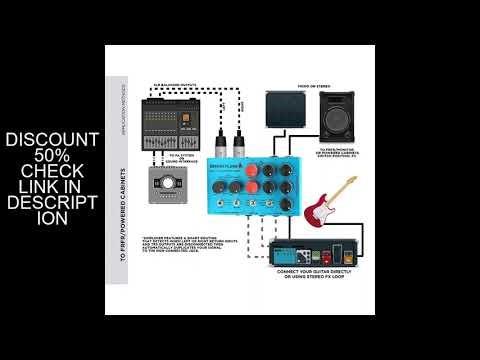 L67A Pro MOSKYAUDIO Audio Bright Flame Multi Guitar Amp Simulator Pedal Stereo Cabinet Sim Box Pream