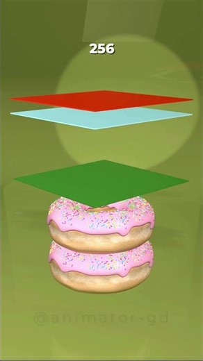 Cloth Simulation 4 To 4096 Faces #satisfying #3danimation #cloth #simulation #physics #shorts