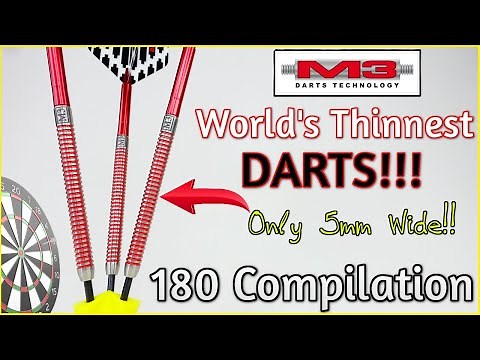 180 Compilation With 5mm Wide Darts - M3 Advanced Multi Ringed Darts