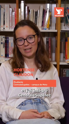 CentraleSupélec on Instagram: "[VENUE DE LA PRÉPA BCPST] Interview avec le @figaroetudiant d'Hortense, élève-ingénieure en 1ère année à CentraleSupélec. Elle est passée auparavant par une prépa Biologie, chimie, physique et sciences de la Terre (#BCPST). Elle partage ici son expérience et son arrivée sur notre campus de #Metz. Merci Hortense ! 👍 ------ [COMING FROM THE BCPST PREPARATORY CLASS] Interview by Le Figaro Étudiant with Hortense, a first-year engineering student at CentraleSupélec. Sh