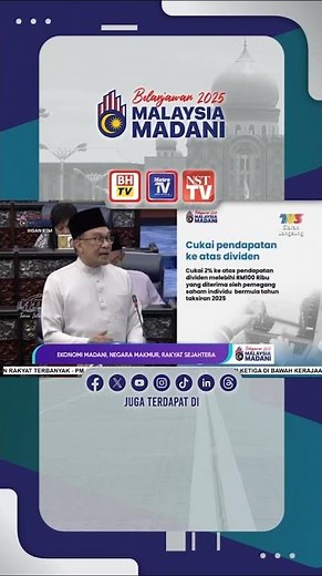 Cukai Dividen bakal diperkenalkan