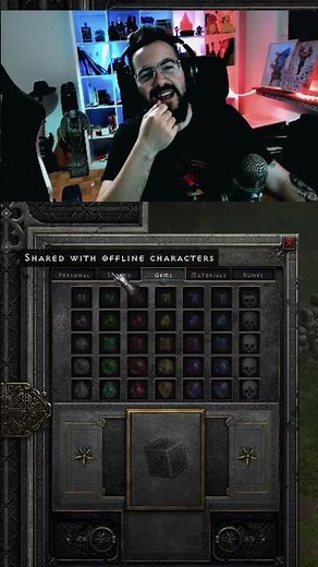 CURRENCY STASH TAB w D2R: Reign of the Warlock