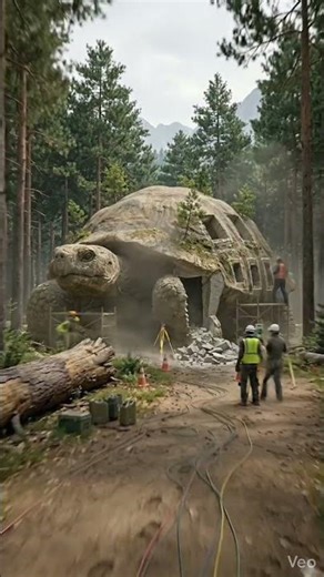 I Built a Giant Turtle House in the Forest 🐢 | Cinematic Timelapse Transformation