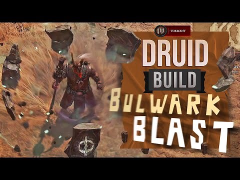 Diablo 4 - NEW Druid Earthen Bulwark Build Guide | End Game