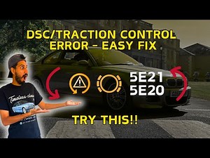 BMW E46 DSC + Brake Warning Light FIX | Error Codes 5E20 & 5E21 | Cheap DIY Trick