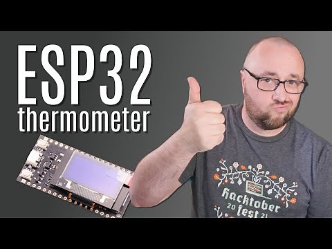 #esp32 & DS18B20 thermometer - simple projects with Arduino and ESP32