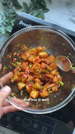 Summer salad that you’ll want to eat everyday // sweet potato chaat // shakarkand chaat #delhichaat