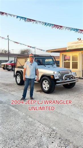 Webb’s Motor World on Instagram: "2004 JEEP TJ WRANGLER UNLIMITED Reach out by giving us a call 361-431-5001 or send us a message! #corpuschristi #carfax #usedcarsforsale #texas #cctx"