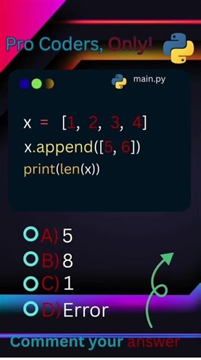 😈Python MCQ Galat answer wale brave log comment kare#python #bca#explorepage#pythonmcq #learnpython