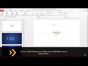 Powerpoint texto y contraste con el Fondo