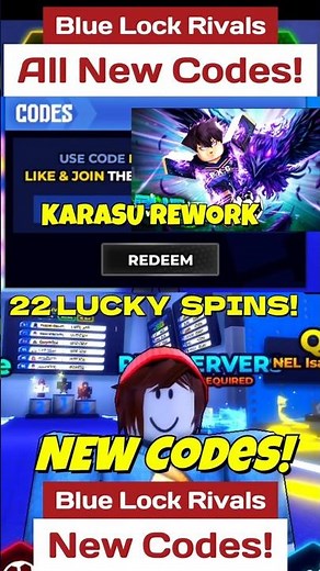 New Blue Lock Rivals Codes - New Codes For Blue Lock Rivals KARASU REWORK 2026