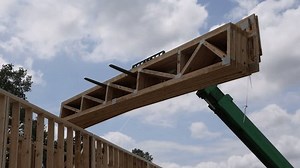 Worker Positions Wooden Beams Telehandler Using Stock Footage Video (100% Royalty-free) 3804405121 | Shutterstock