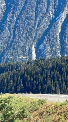 Coming into land #courchevel