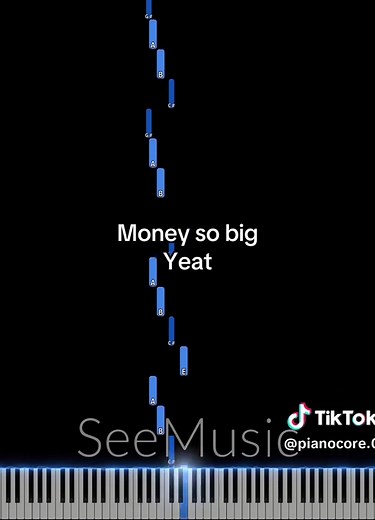 Money So Big Piano Tutorial by Yeat