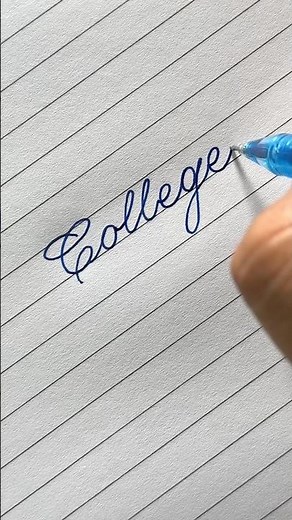 FAST Cursive Handwriting ✍️ How to Write Beautifully #shorts