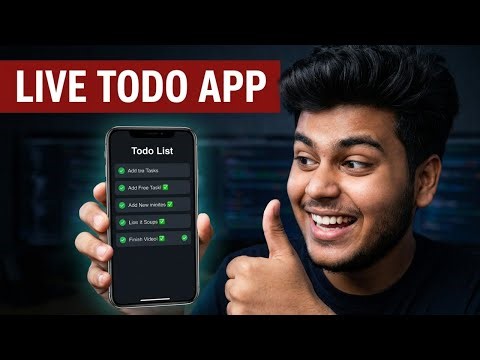 Build Todo List App with Local Storage | HTML CSS JavaScript | Live Coding