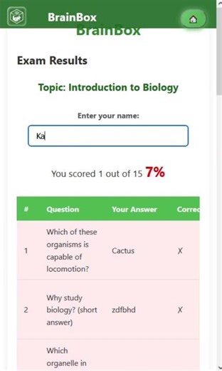 Unlimited topic exams with instant marking and corrections.