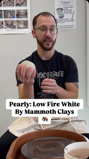 23 reactions | Pearly! Our new White Earthenware by 念 Pearly is a smooth white earthenware clay body perfect for teachers & classrooms! With zero grog it’s your trusty sidekick, and great choice for throwing or hand building. When fired it keeps its pearly white color- truly earning its name sake. You can pick up Pearly now on our website courtesy of @mammothclay #pottersofinstagram #earthenware #lowfire #clay #wheelthrowing #potterywheel #ceramics | Clay King | Facebook