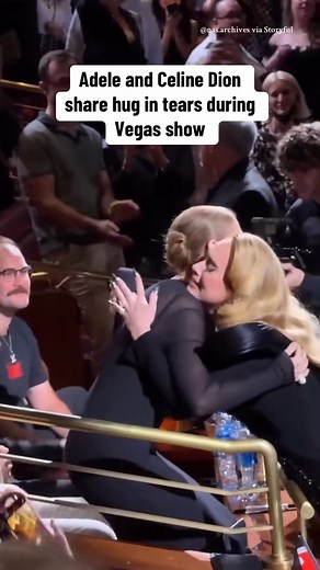 Adele burst into tears at her Las Vegas show when she spotted Celine Dion in the audience, sharing an emotional moment with the legendary singer at the very venue built for Dion’s residency over 20 years ago. #adele #celinedion | CBS Mornings