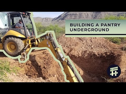 Building An Underground Pantry | Root Cellar Build Ep 1 | Terraform Together
